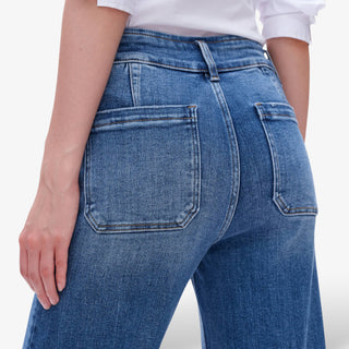 High Rise Wide Ankle Jean