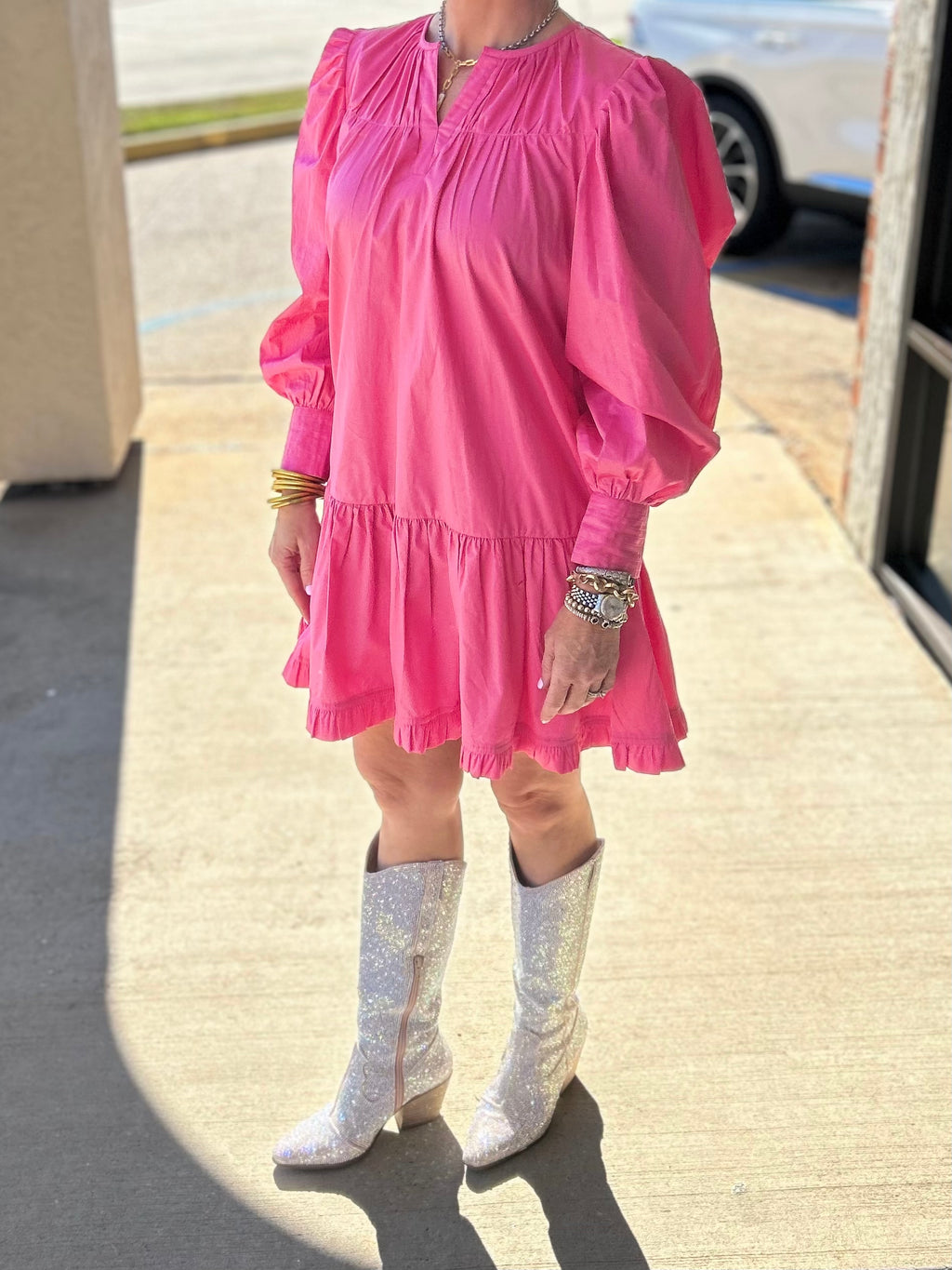 Maude Vivante Kylee Dress Flamingo