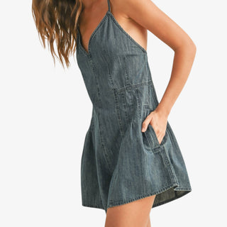 Brie Denim Romper