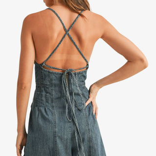 Brie Denim Romper