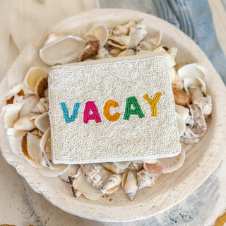 Vacay Beaded Pouch