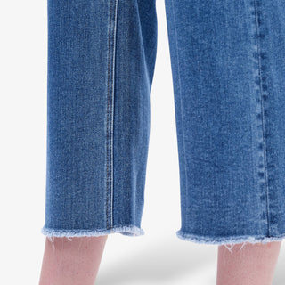 High Rise Wide Ankle Jean