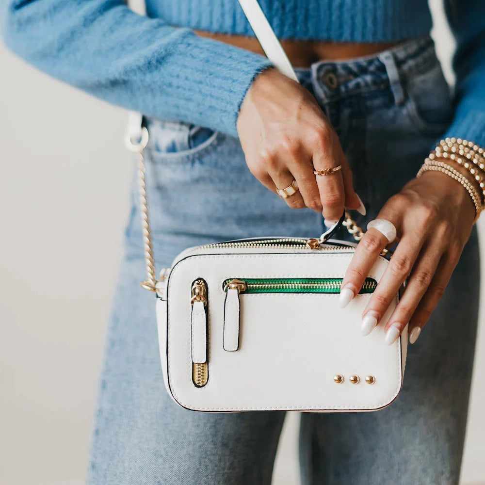 Clarity Crossbody Bag White