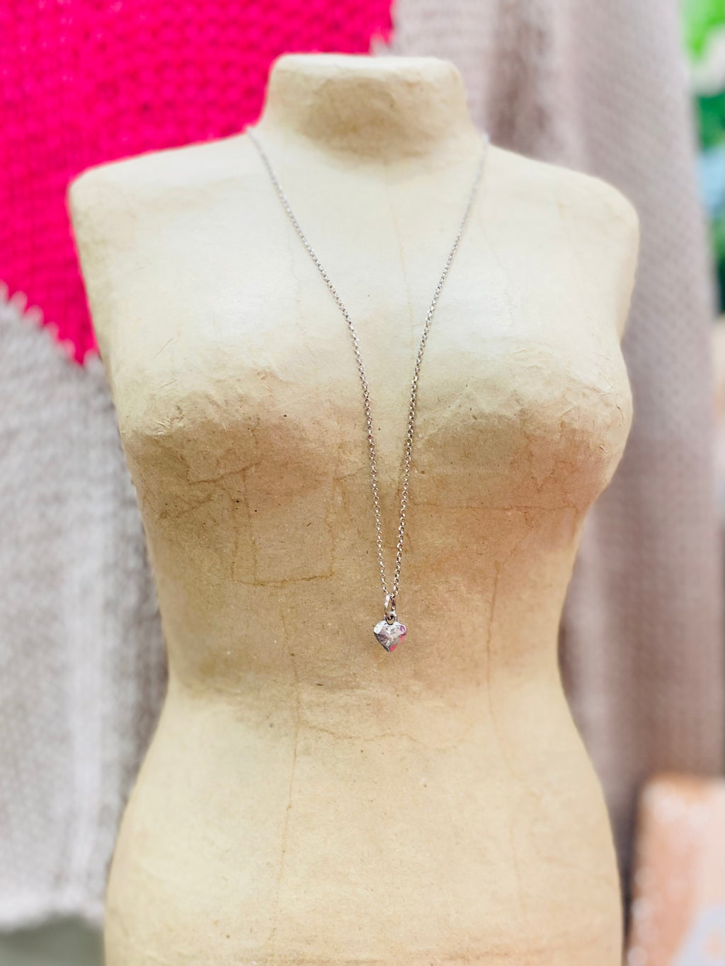 Sterling Heart Necklace Final Sale