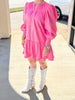 Maude Vivante Kylee Dress Flamingo Final Sale