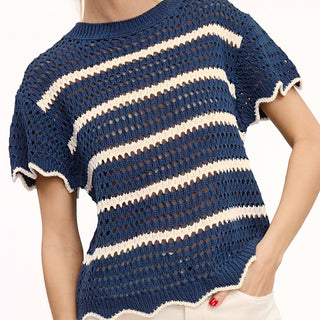 Nautical Breeze Knit Sweater