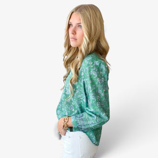 Michael Stars Katarina Printed Popover Top