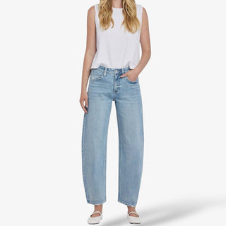 High Rise Barrel Jean