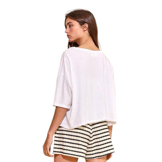 Chic Boxy Crop T-shirt