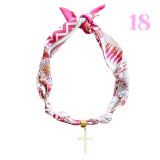Charm Scarf Necklace