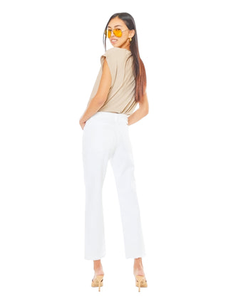 Kinlee White High Rise Jeans