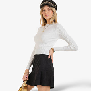 Corduroy Mini Skirt
