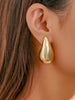 Gold Raindrop Design Earring.
