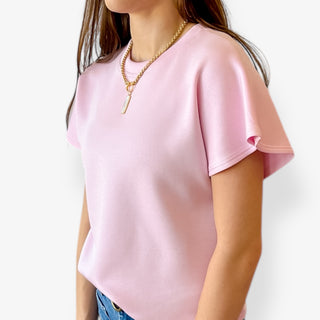 Cloud Soft Essential Tee Baby Pink