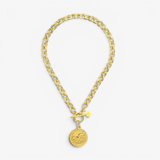 Susan Shaw USA 250th Gold Toggle Necklace