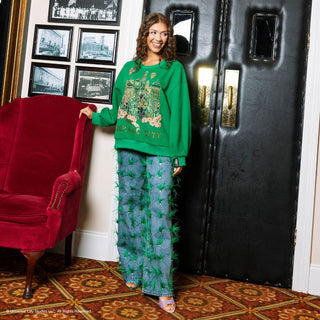 Licensed Emerald City Sweatshirt | Queen of Sparkle Wicked