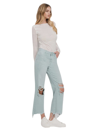 Leslie Vintage Crop Flares Jeans Final Sale