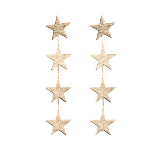Gold Star Earrings