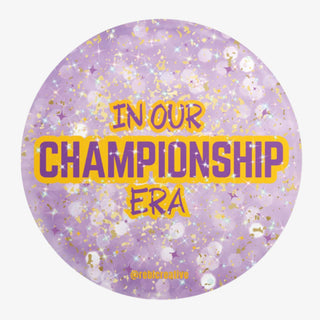 Championship Era button in purple and gold with bold lettering