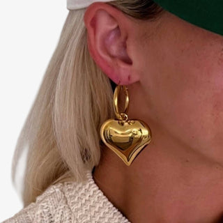 Bubble Heart Earrings