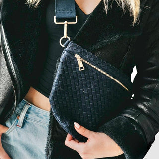 Suede Westlyn Bum Bag Navy