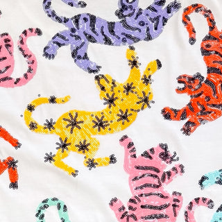 Crawling Rainbow Tiger Tee