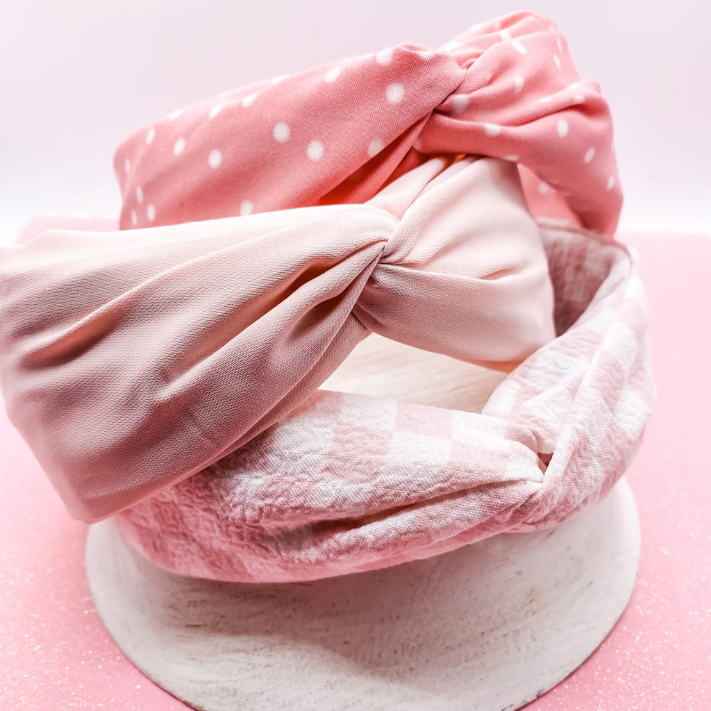 Paisley Pink Headbands | 3 Styles