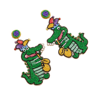 Alligator Jazz Earrings