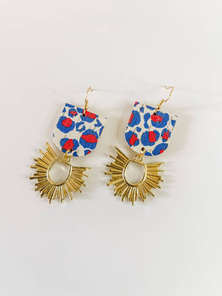 Della Leather Earring FINAL SALE