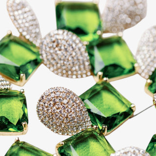 Peridot Gum Drop Earrings