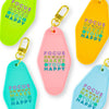 Motel Keychain Canary| Focus On What Makes You Happy