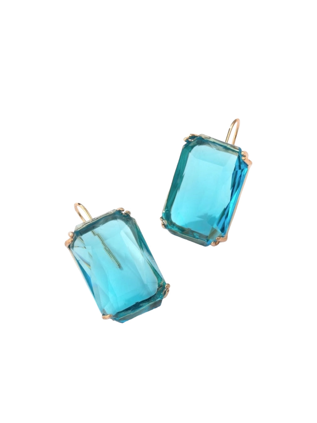 Ice Block Earring Turquoise