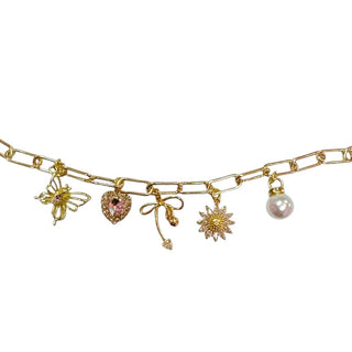 Charm Star & Rose Bracelet