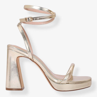 Gold Glam Platform Heels