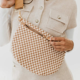 Westlyn Bum Bag Tan Check