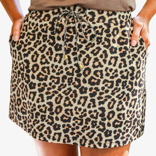 Leopard Performance Skort