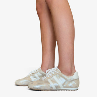 JSlides Peggy Sneaker Metallic Gold