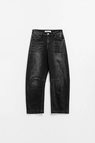 Barrel Jeans Black