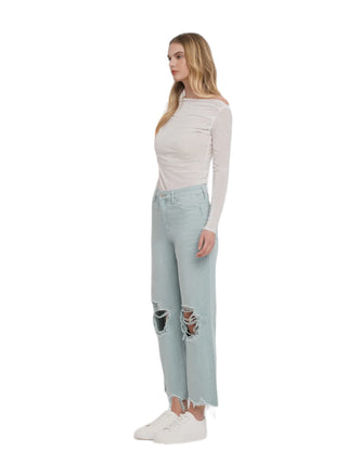 Leslie Vintage Crop Flares Jeans Final Sale