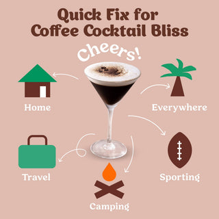 espresso martini mix packets craftmix cocktail mix front view