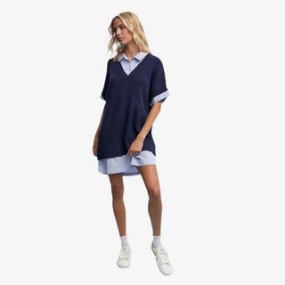 Twofer Sweater Mini Dress