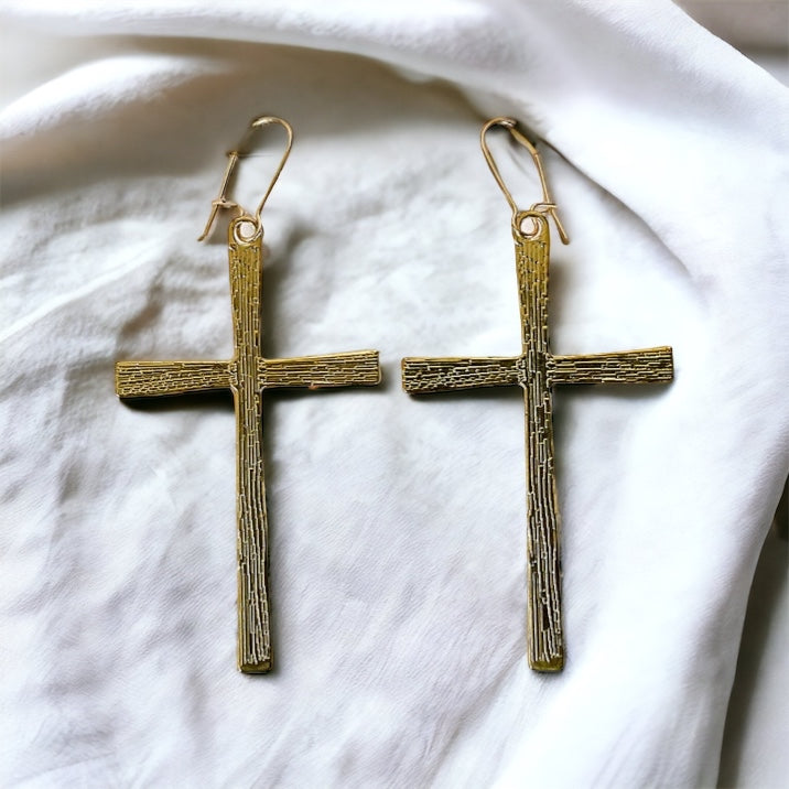 Virtue Cross Earrings