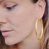 Betty Carre Tivoli  3" Hoop Earrings