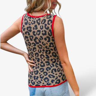 Leopard Sleeveless Tank Top