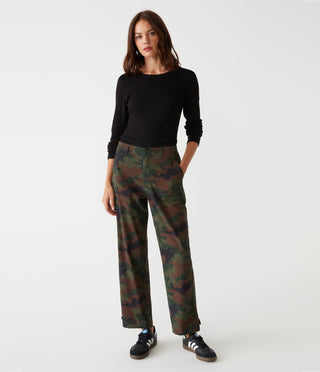 Maxine Twill Camo Convertible Pant