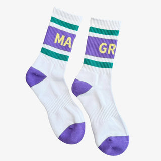 Mardi Gras Varsity Sock