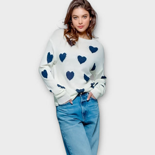 Heart Knit Sweater