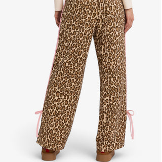 Leopard Track Pants