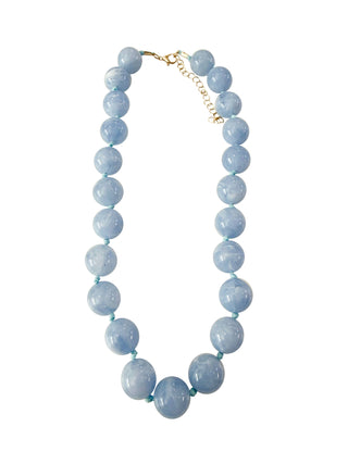 Mabry Light Blue Chunky Necklace