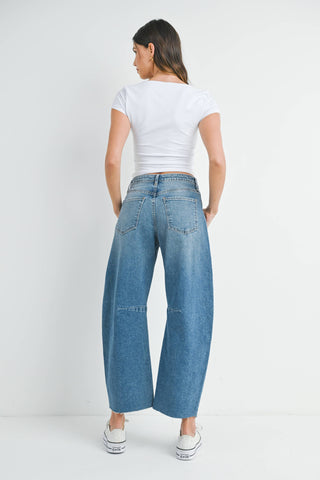 Barrel Denim Blue Jeans